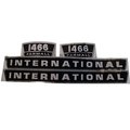 Aftermarket Hood Decal Kit Fits International Harvester 1466 MAE30-1030